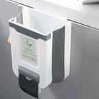 Kitchen Folding Trash Can Wall Mounted Trash Can Kitchen Cabinet Door Mounted Trash Can Folding Trash Can for Vehicles