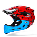 BATFOX Child Bicycle Helmet MTB Detachable Kids Full Face Helmet for Children Motorcycle Casco Bicicleta MTB Motocross Helmet