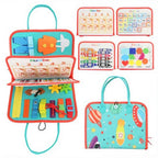 Montessori Busy Board Sensory Learning Toy for Preschool Kids
