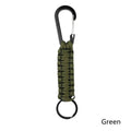 Tactical Paracord Keychain Survival Lanyard with Carabiner Cli