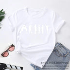 Girl Korean Group Top Tee Female CLothes T Shirt Streetwear Women Fashion T-Shirt Aesthetic Clothes