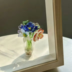 Tulip Glass Ornament Simulated Flower Bouquet Gift Healing Series Girlfriend Life Is One Thousand Times Spring and Bright