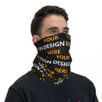 Custom Your Design Here Bandana Neck Gaiter Face Scarf Cover Personalized Customized Logo Printed Headband Tube Balaclava