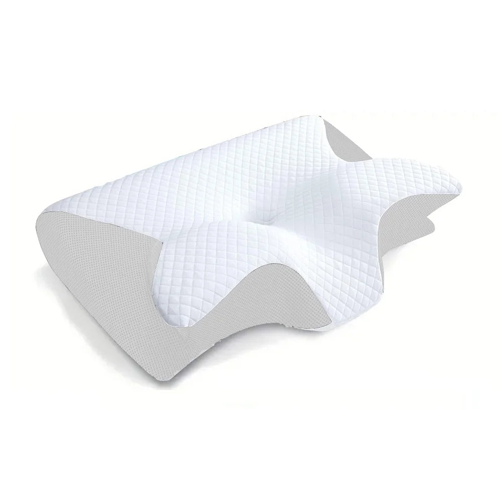 Memory Foam Cervical Pillow – 2-in-1 Ergonomic Neck & Orthopedic Support