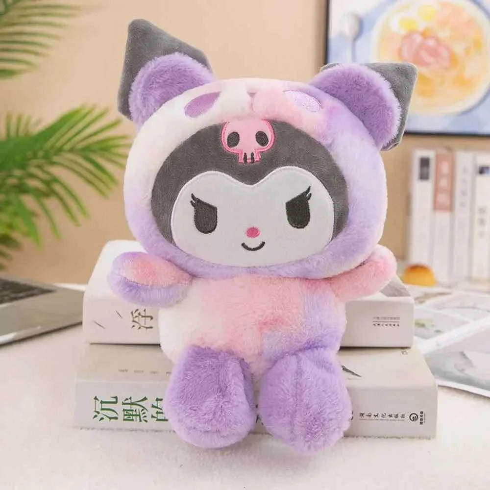 Sanrio Plush Kawaii Sanrio Kuromi My Melody Cinnamoroll Plush Toys Doll Pillow Anime Cartoon Kids Gifts Room Decoration Dolls.**