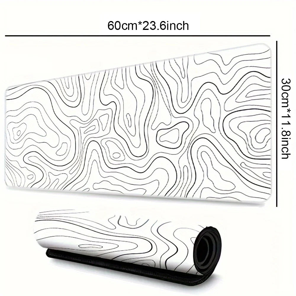 1PC Large Mouse Pads For Desk, Gaming Mouse Pad, Mouse Pad with Stitched Edges and Non-Slip Rubber Base, Extended Mouse Pad