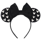 New Trendy Mouse Ears Headband 3.3"Velvet For Girls Soft Bow Hairband Halloween Festival Party Trip DIY Hair Accessories Gifts