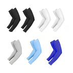 7 pairs of breathable sunshade arm covers, unisex glove sleeves, suitable for outdoor sports such as driving, playing golf, fish