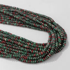 Natural Flat Round Stone Beads Abacus Shape Jaspers Quartzs Gems Beads For DIY Necklace Earrings Jewelry Making Accessori 2*4mm