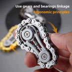 New Sprockets Flywheel Fingertip Gyro Fidget Spinner Antistress Anxiety Metal Bike Chains EDC Spinner Fidget Toys For Adult