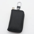 Men Key Holder Housekeeper PU Leather Car Key Wallet Keys Organizer Women Keychain Cover Zipper Key Case Bag Unisex Pouch Purse