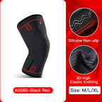 1 Pcs Compression Knee Support Sleeve Elastic Breathable Knee Pads Brace Springs Gym Sports Protector Basketball Volleyball Run