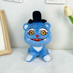 New hot Anime Hunters Plush Cute Purple Tiger Black Hat Magpie With 3 Eyes Monster Hunt Girl Group Stuffed For Fans Gifts