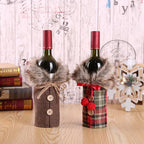 Christmas Wine Bottle Cover Merry Christmas Decorations For Home 2025 Cristmas Ornament Xmas Navidad Gifts Happy New Year 2026
