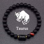 12 Zodiac Sign Bracelet Homme Constellation Bracelet for Men Aries Virgo Leo Libra Charm Bangle Women Friendship Jewelry on Hand