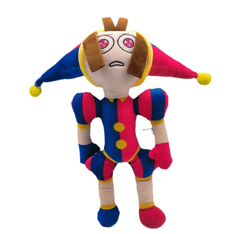 New The Amazing Digital Circus Plush Clown Ragatha pomni Cartoon Jax Doll Joker Plush Soft Stuffed Sofa Decorate Christmas Gift
