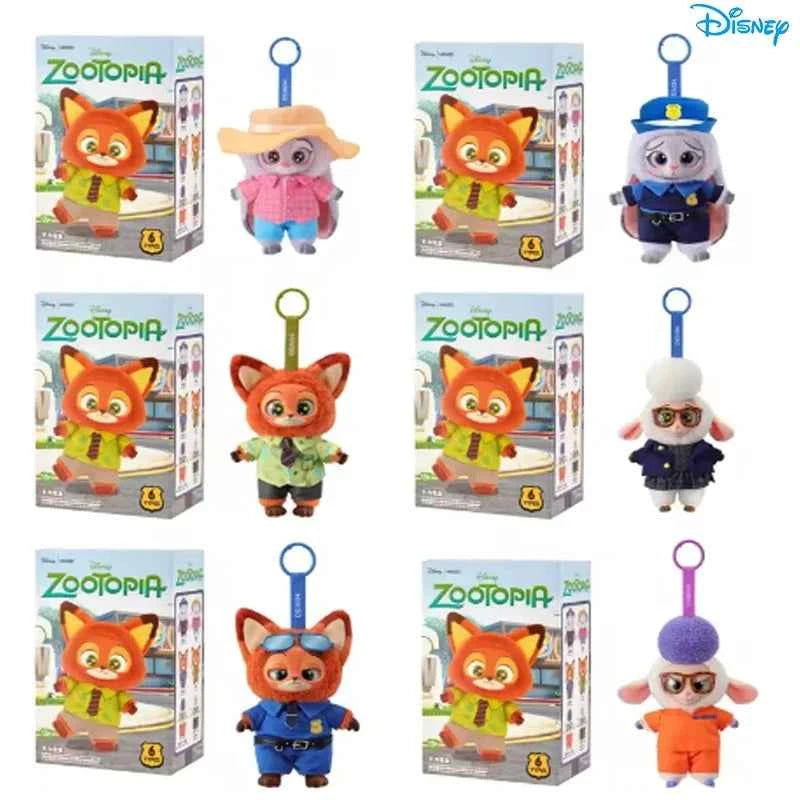 NEW 2026 Disney Zootopia Series Blind Box Judy Nick Vinyl Plush'''' Cartoon Character Pendant Trendy Toys Box Gift
