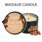 Massage Oil Candle, for Stress Relief and Skin Moisturizing, Scented Candles Aromatherapy SM Product Spa Essentials, Luxury Cand