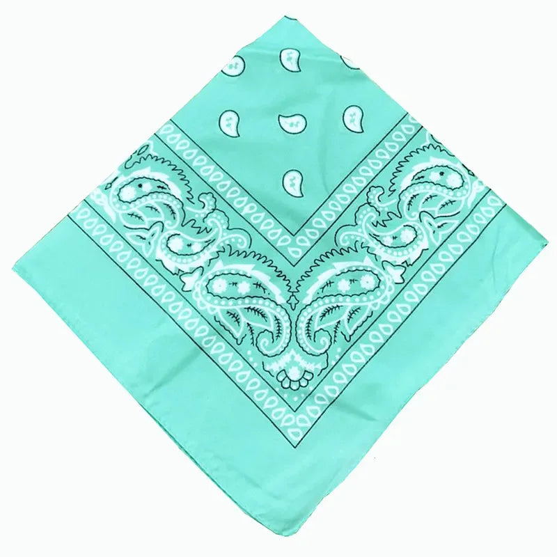 1/2/3/5PCs Unisex men women bandana hairband cowboy mens biker sports headwear wrist hairwrap single head wrap scarf