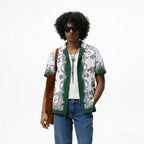 Men's Fashion Street Short-Sleeve Shirt High-Definition Pattern 3D Printed Shirt Hawaiian Outdoor Party Social Men's Clothing