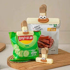 Creative Face Food Bag Sealing Clips for Snack and Food Storage Set