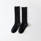 0-12Y Teenage Boys And Girls Cotton Socks Casual Ribbed Knee High Kids Long Tube Socks Baby Stocking Winter Children Sock School