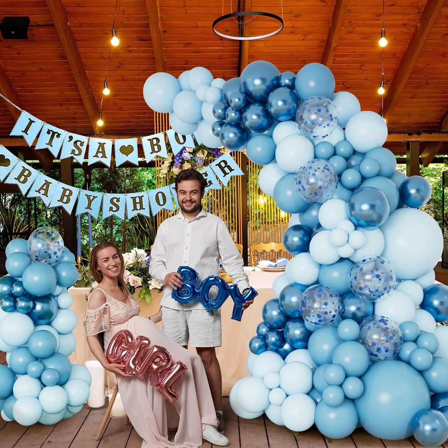 Blue Balloons Garland Arch Kit Birthday Party Decoration Kids Boy Wedding Birthday Party Supplies Baby Shower Decor Latex Ballon