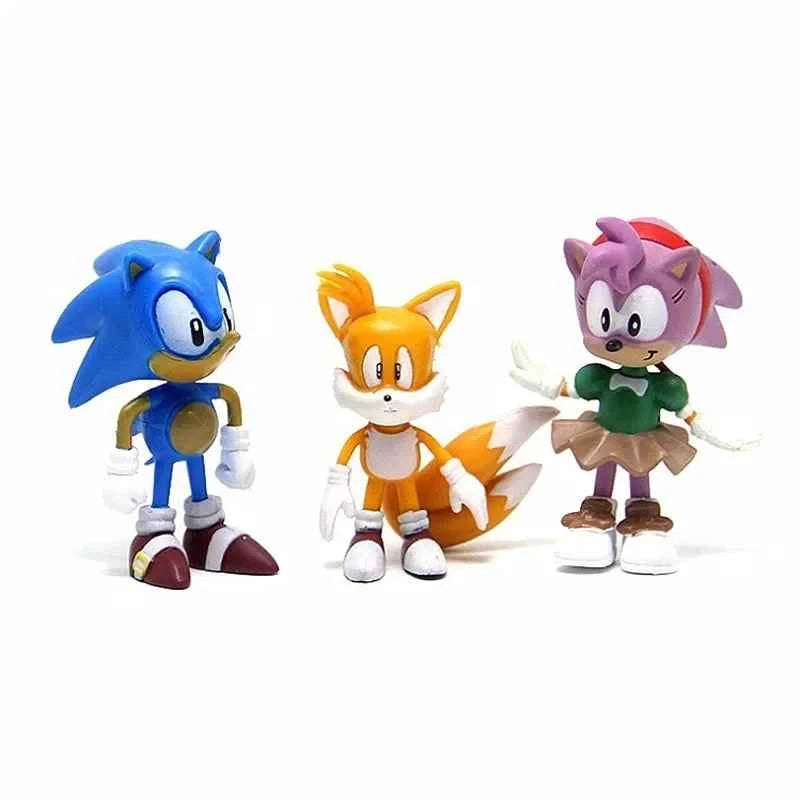 Sonic Figures 6PCS Set – Shadow, Tails & Character Collectible Toys