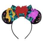 2026 Latest Halloween Cobweb Ears Headband Women Festival DIY Mouse Hairband Kids Party Villains Cosplay DIY Hair Accessories