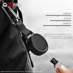 Stainless Steel Retractable Tactical Key Holder for Outdoor Use
