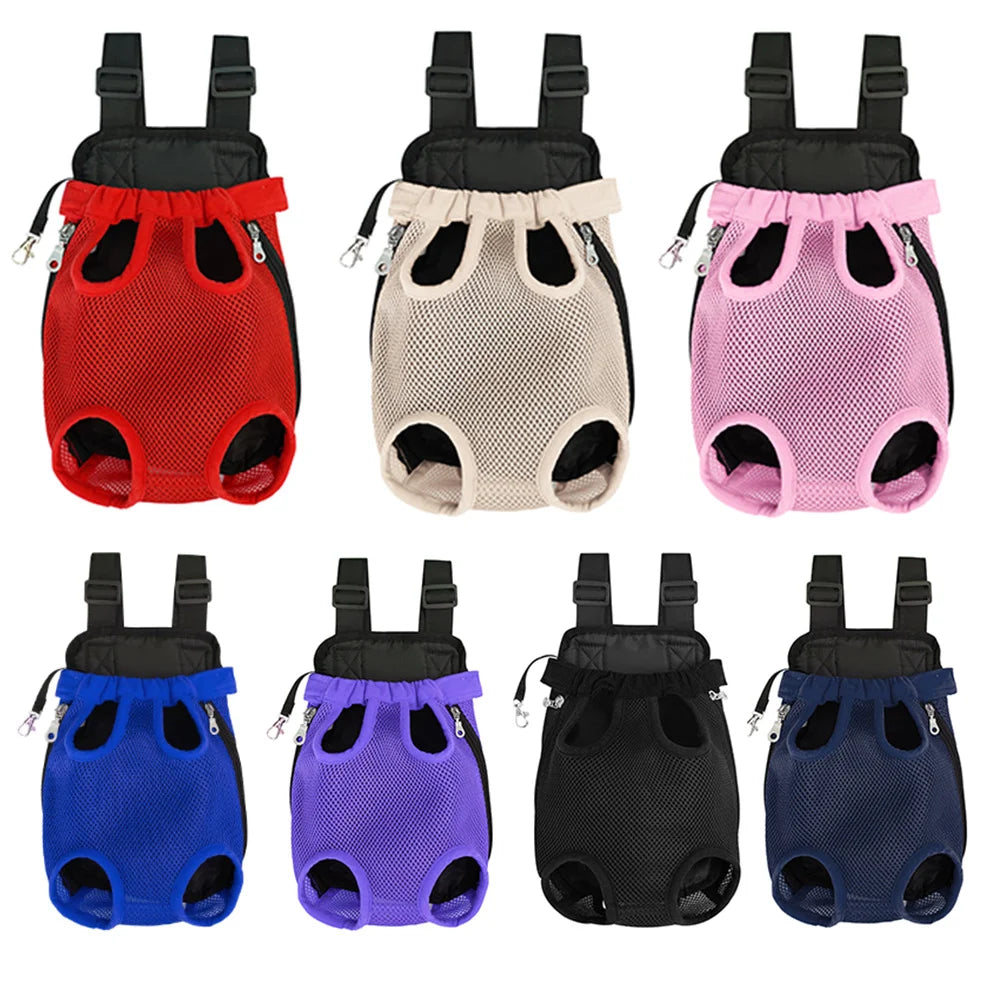 Adjustable Pet Backpack Carrier for Cats & Small Dogs