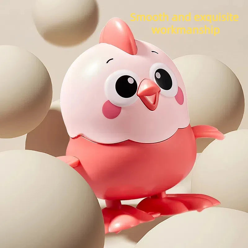 Funny Colorful Chick Reptile Clockwork Crawling Toy Rocky Swing Wind up Toy