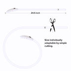 USB Rechargeable Luminous Collar Adjustable Led Glowing Dog Collar for Large Small Dogs Cat Night Light Collar Pet Safety Harnes - WTN Essentials 