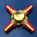 Colorful Zinc Alloy Fidget Spinner Smooth Bearing Hand Gyro Toy