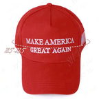 New Style Red Baseball Cap Solid Color Embroidered Sunshade and Sun Protection Cap
