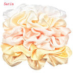 Satin Scrunchies Set for Women & Girls – 25/10/6 Pcs Elastic Hair Bands | Soft Silk Ponytail Holders & Fashion Hair Accessories