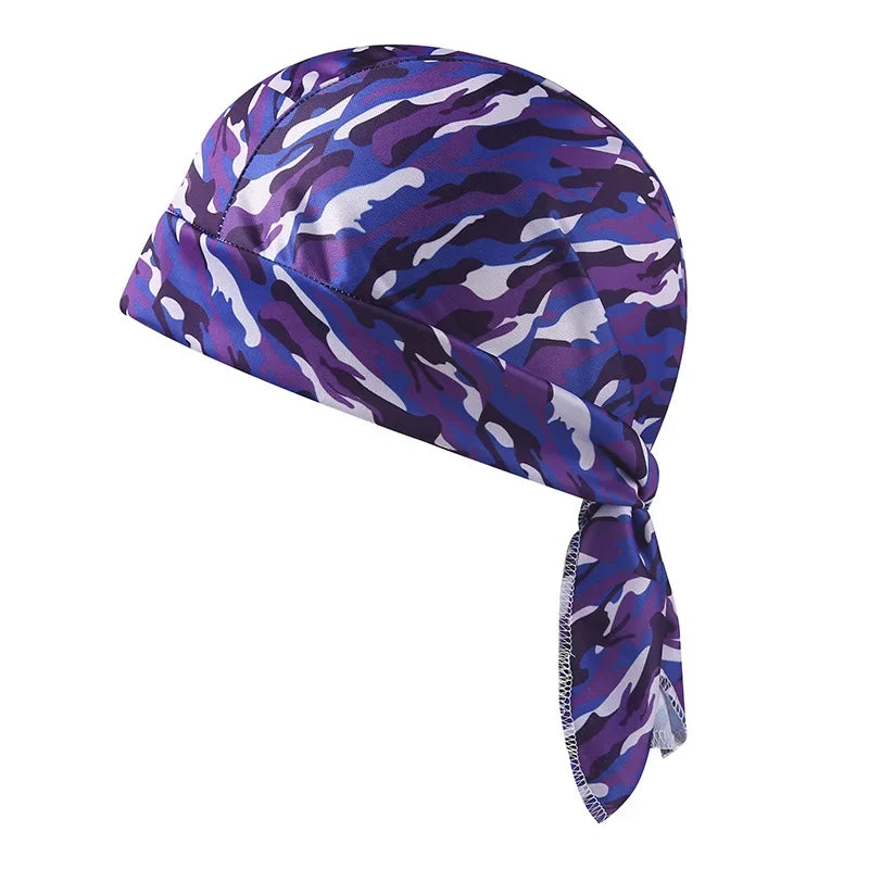 Camouflage Headband Bandana Handkerchief Head Man Pirate Hat Cycling Hood Sun Protection Sports Breathable Printed Headscarf