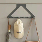 Clothes Hooks Behind The Door，PunchFree ，Traceless Hanger for Coats, Hats, Bags, and More，Over the Door Storage Organizer Hanger