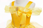 Girls Belle Deluxe Princess Costume – Beauty and Beast Cosplay Dress