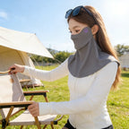 Drinking Water, Neck Protection, Sun Protection, Ice Silk Mask, No Trace, UV Protection, Cycling, Breathable and Sunshade