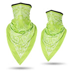 Men Women Bandanna Mask Sports Paisley Bandana Wrap Triangle Face Cover Ski Tube Scarf Fishing Hunting Hiking Neck Gaiter Shield