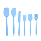6-Piece Silicone Kitchenware Set with Spatulas and Oil Brush Kit
