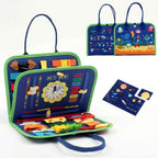 Montessori Busy Board Sensory Learning Toy for Preschool Kids
