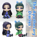 The Apothecary Diaries Maomao Jinshi Mini Figure Anime Sitting Kawaii Desktop Car Ornaments Model Gifts Toys
