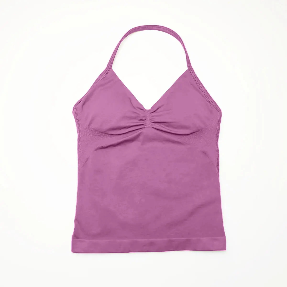 NCLAGEN Longline Strappy Top Sports Yoga Vest Women's Fitness Tank Top Gym Beautiful Open Back Bra Running Workout Halter