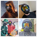 Dustproof Motocross Glasses Adjustable Motorcycle Goggles Breathable Full Face Protective Motorbike Dirt Bike Off-road Mask