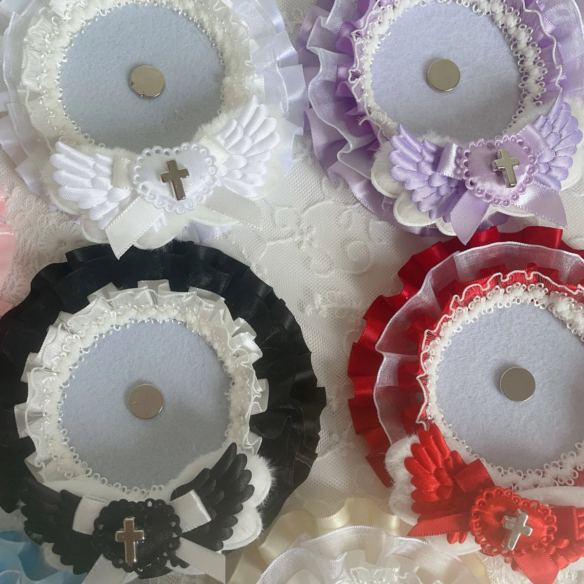 Lace bar ji matt decorative card cover bow ribbon pearl photo small card storage display handmade DIY handmade decorative auxili