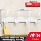no drill Door Behind Hook Storage Wall Hanging Clothes Hanger Coat Hook Punch-free Bathroom Hanger Bedroom Organizer Storage Kit