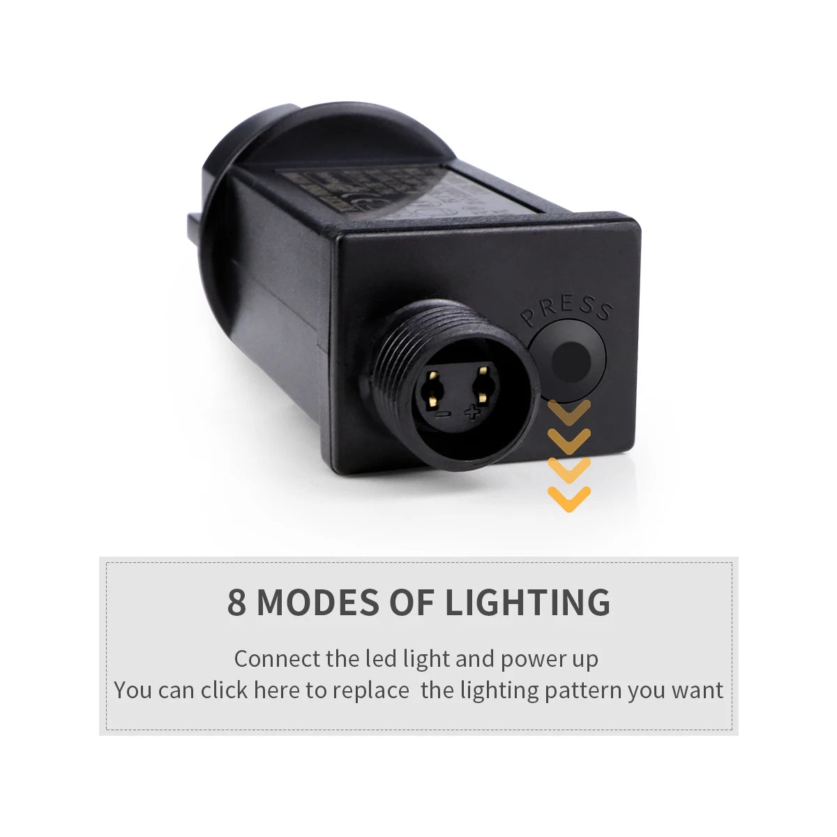 10/20/50/100m LED String Christmas Light With EU US Power Adapter Outdoor Waterproof Fairy Garland Lights Halloween Garden Decor