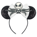 2026 Latest Fashion Ear Headband Sequin Bows For Girl Adult Kids Halloween Party Cosplay Hair Accessories Princess Hairband
